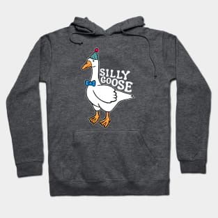 Silly Goose with Birthday Hat Hoodie